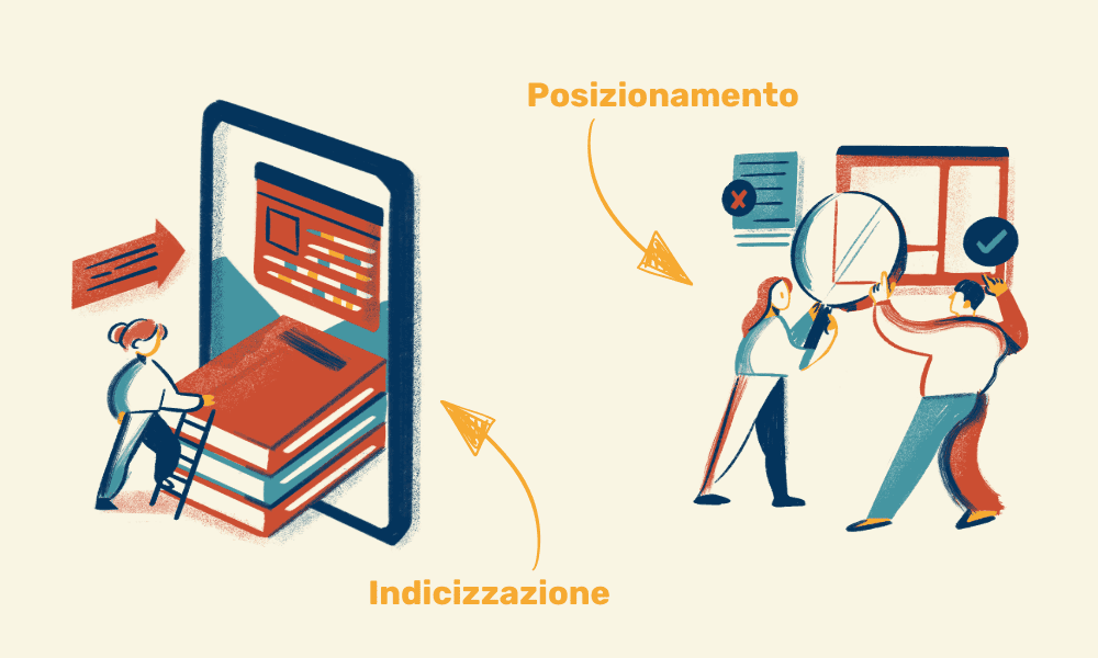 differenza tra indicizzazione e posizionamento Google